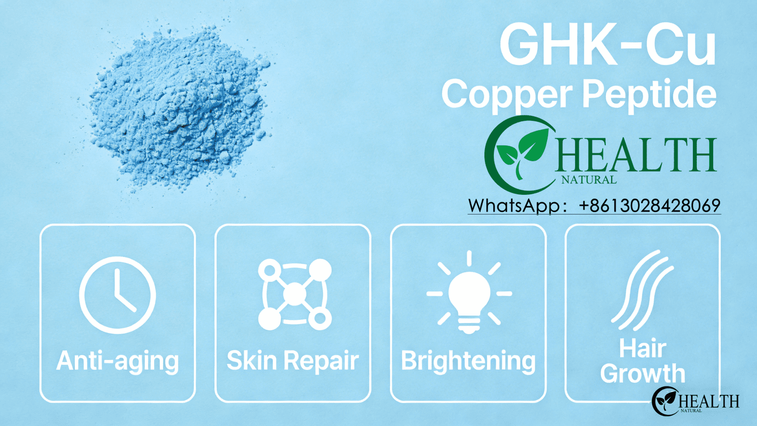 GHK-Cu Copper Peptide Powder - Cosmetic Grade Active Ingredient | Xi’an ...