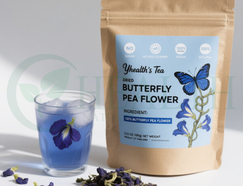 Pó de flor de ervilha borboleta & Flor Seca | Pigmento Azul Natural & Matéria Prima Herbal Saudável