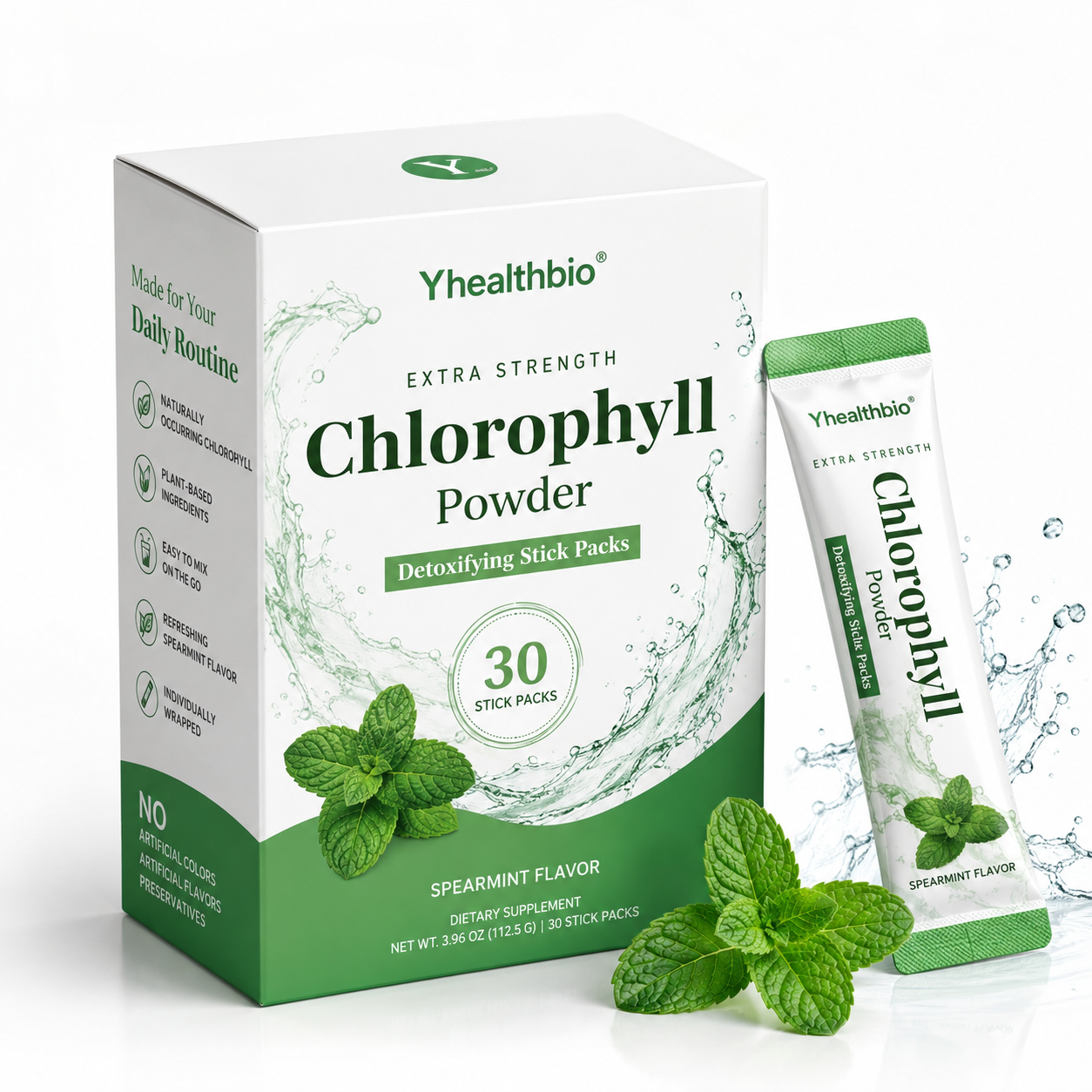 Chlorophyll Powder Sachets