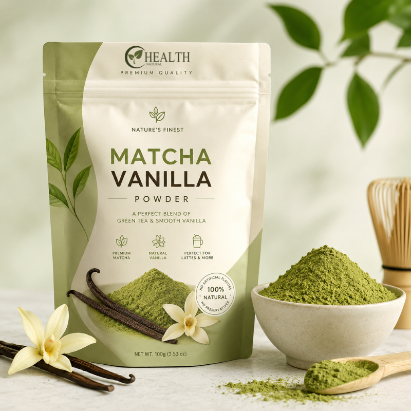 matcha vanilla powder