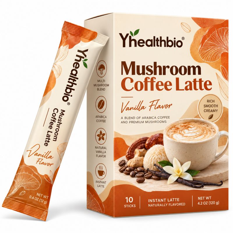 Mushroom Coffee Latte
